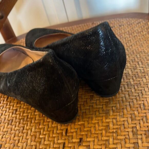 FSNY black metallic wedge flats size 6 - Picture 6 of 9